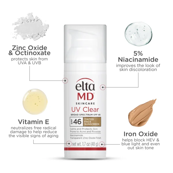 UV Clear Tinted Broad-Spectrum SPF 46 - Image 2