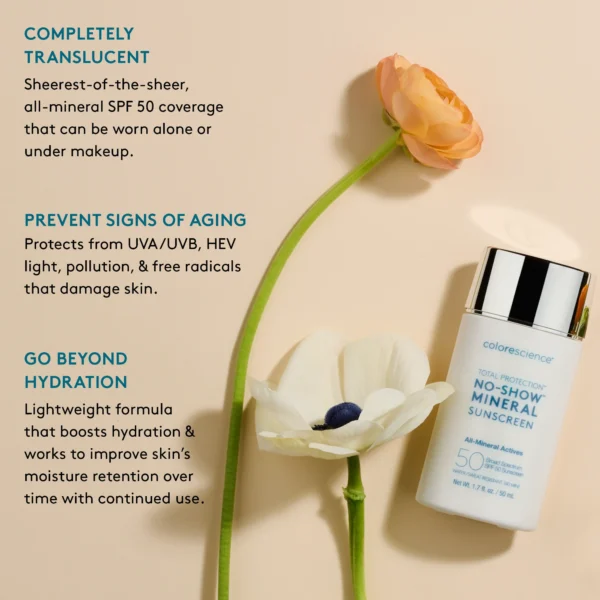 Total Protection® No-Show™ Mineral Sunscreen SPF 50 - Image 9