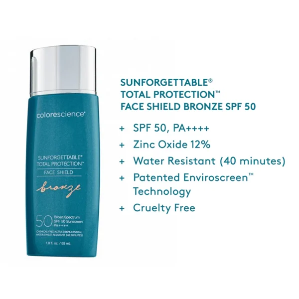 Sunforgettable® Total Protection® Face Shield Bronze SPF 50 - Image 2